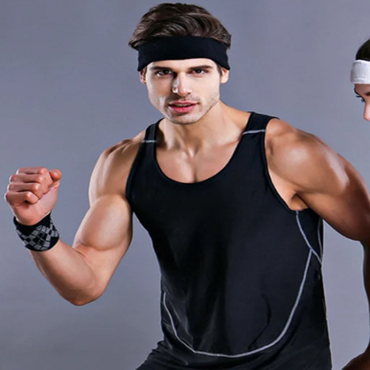 Headband | Headband | Sweatband | Sweatbands | Head | Sports band | Black