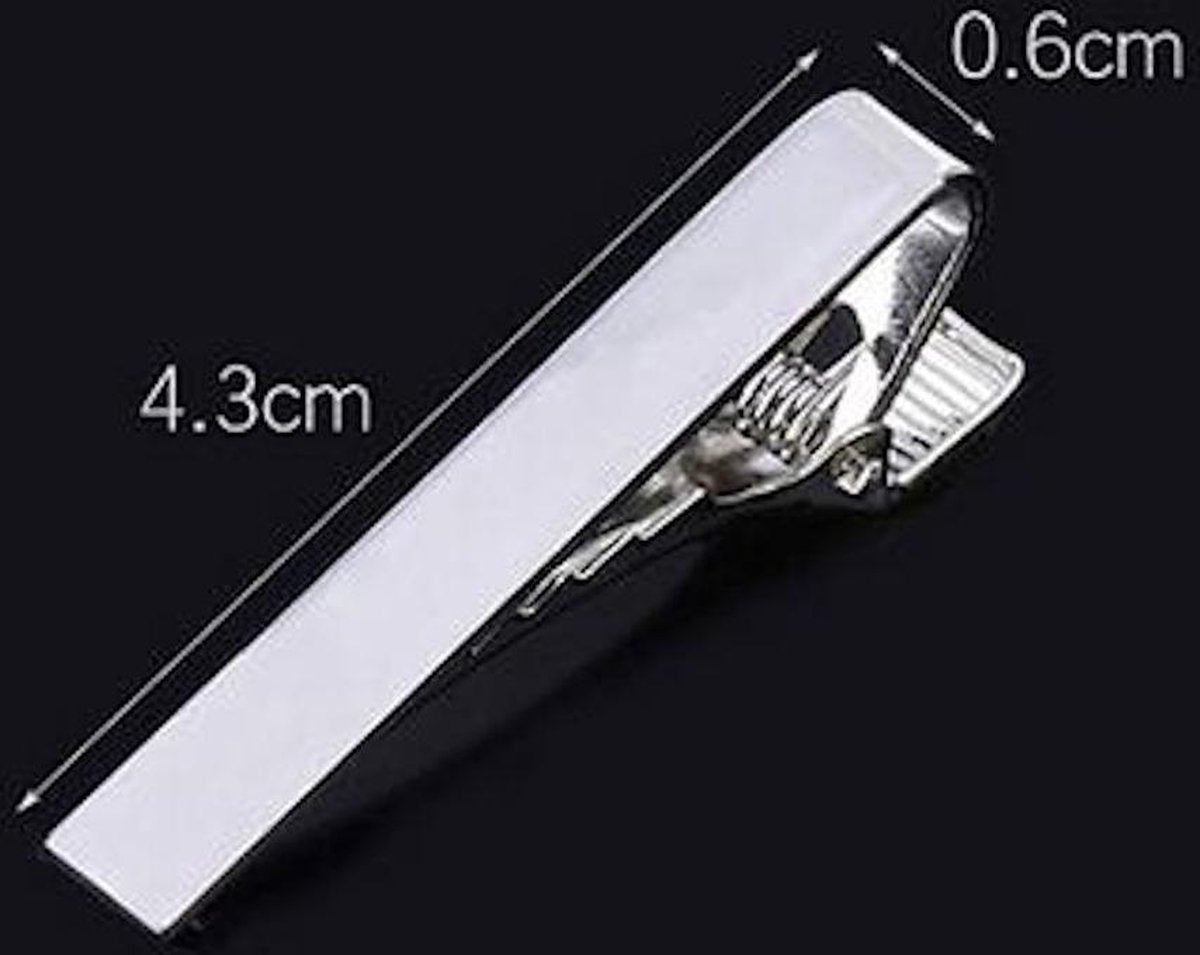 Tie Clip 4 cm by 0.6 cm – Tie Clip – Tie Clip - Silver