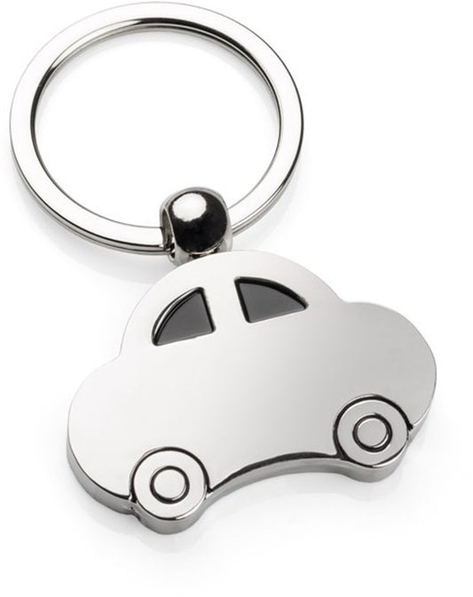 Car Keychain | 4 x 2.8 CM | Metal | Silver