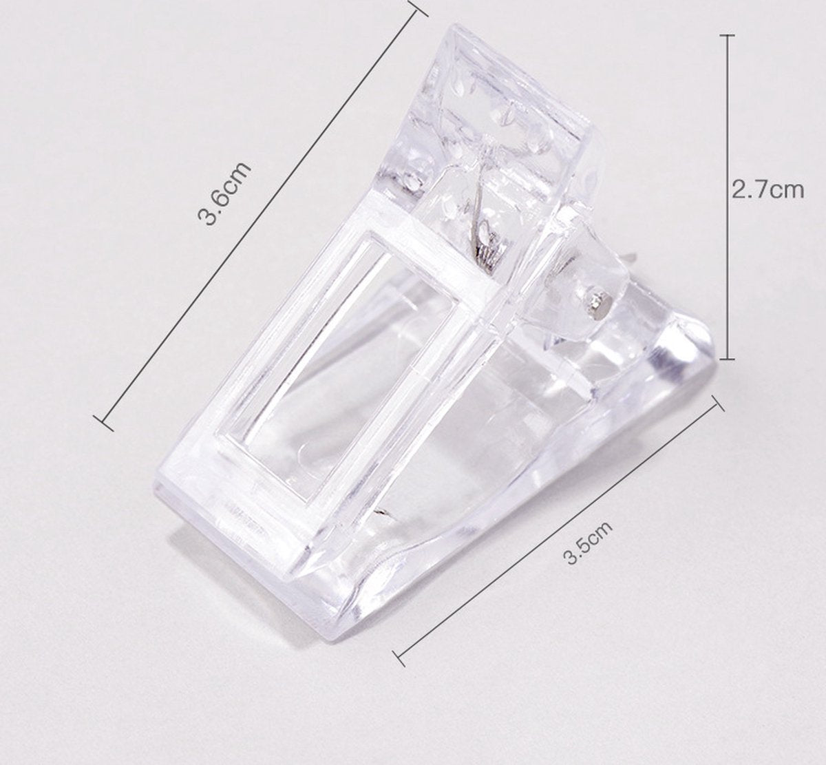 Polygel Clamp | Nail Clamp | Nail Clip | Dual Form Clamp | For Applying Gel Nails