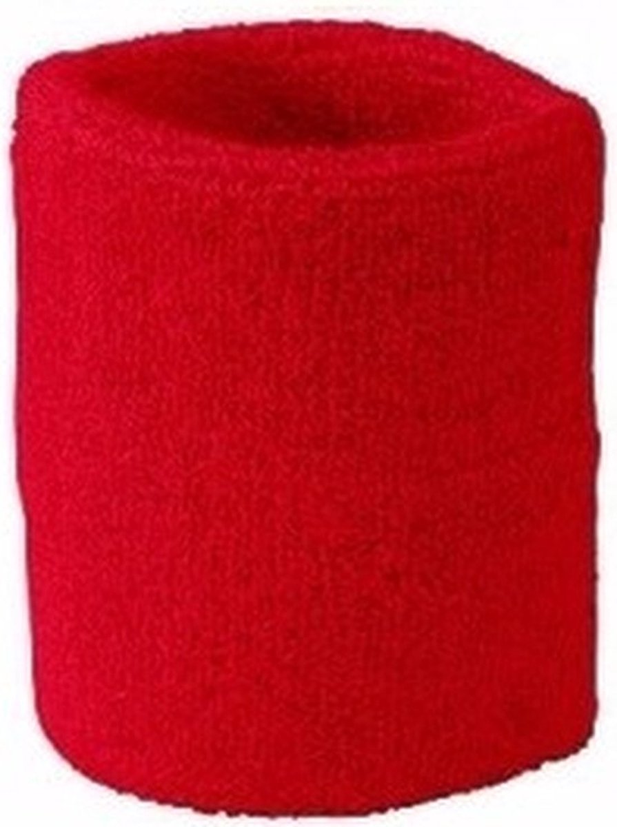Wristband | Sweatband | Sports Wristband | Sports Band | 1 Piece | 8 x 8 CM | Red