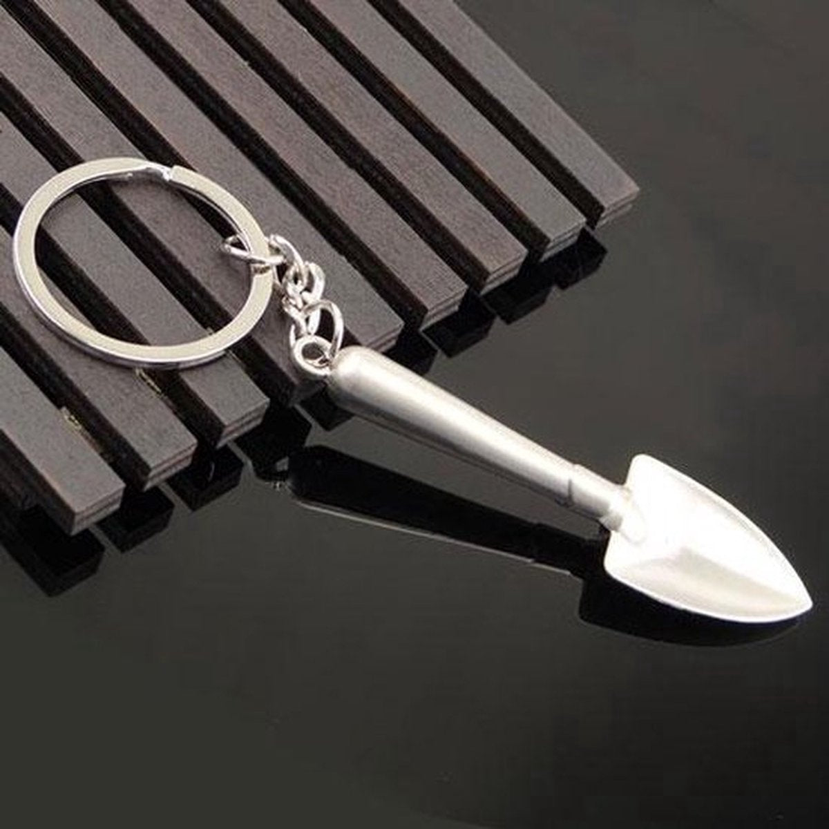 Keychain Shovel | Key Holder | Small Keychain Shovel | Silver