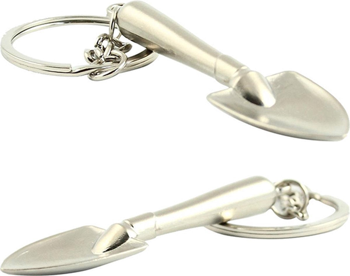 Keychain Shovel | Key Holder | Small Keychain Shovel | Silver