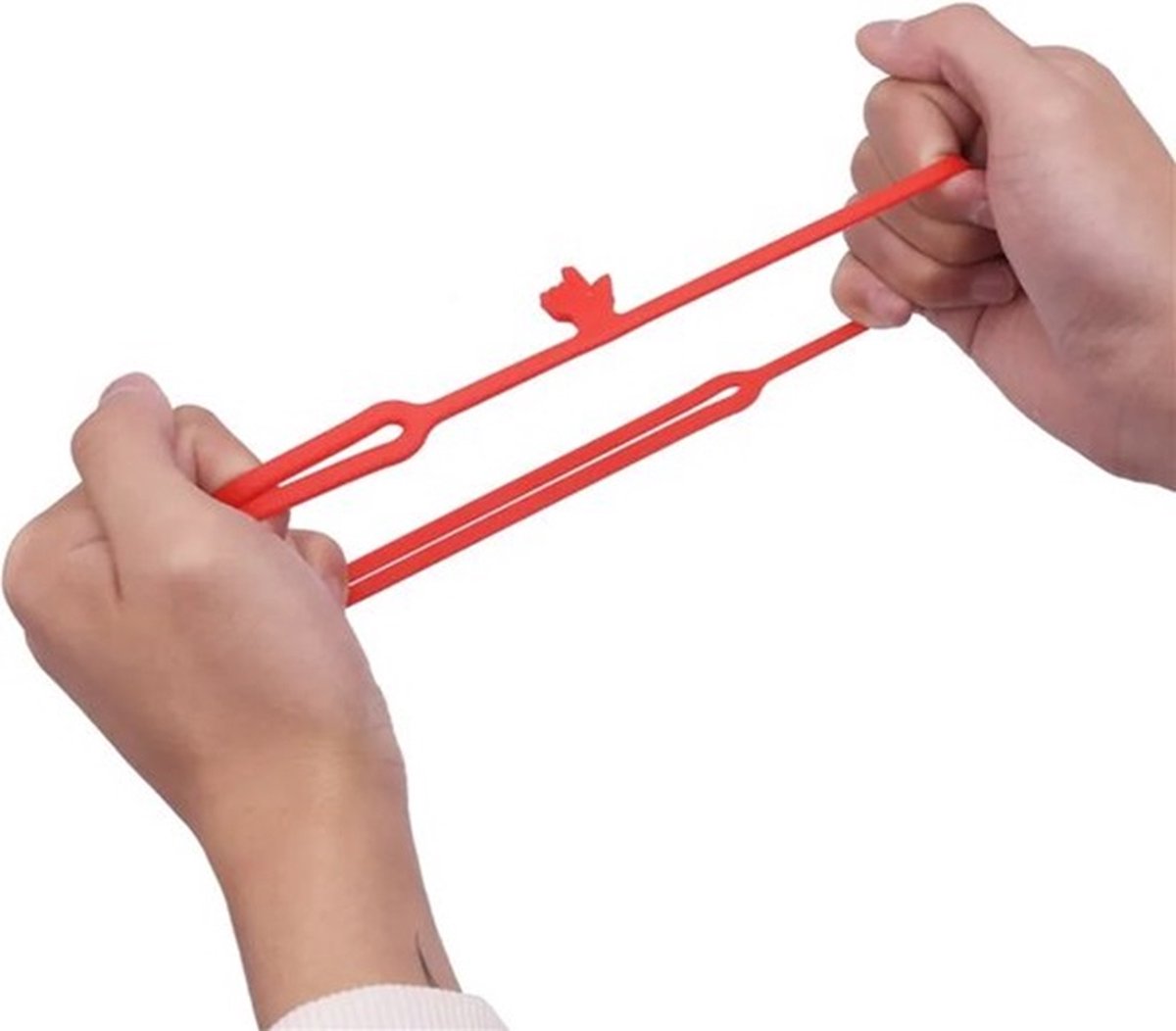 Elastic Hand-Shaped Bookmark | Bookmark | Bookmark Hand | Bookmark | Red