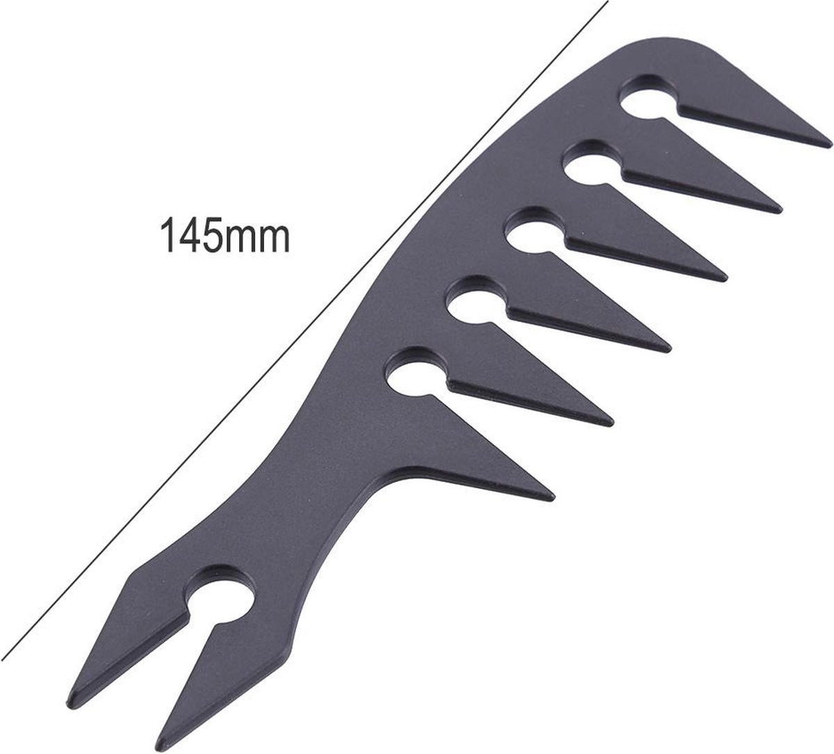 Coarse Anti-Tangle Comb | Hair Detangling | Barber Comb | Hairdresser Comb | Hair Comb | Hair Accessory | Black