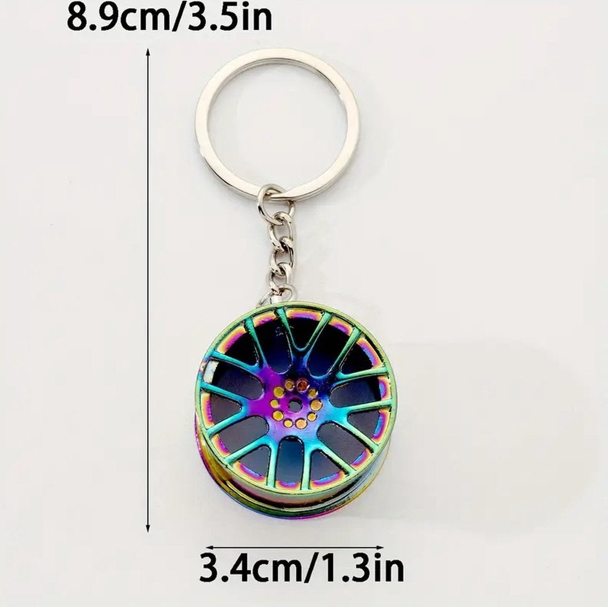 Rim Keychain | Car Key Holder | Rim Keychain | Universal | Car Accessories | Gold