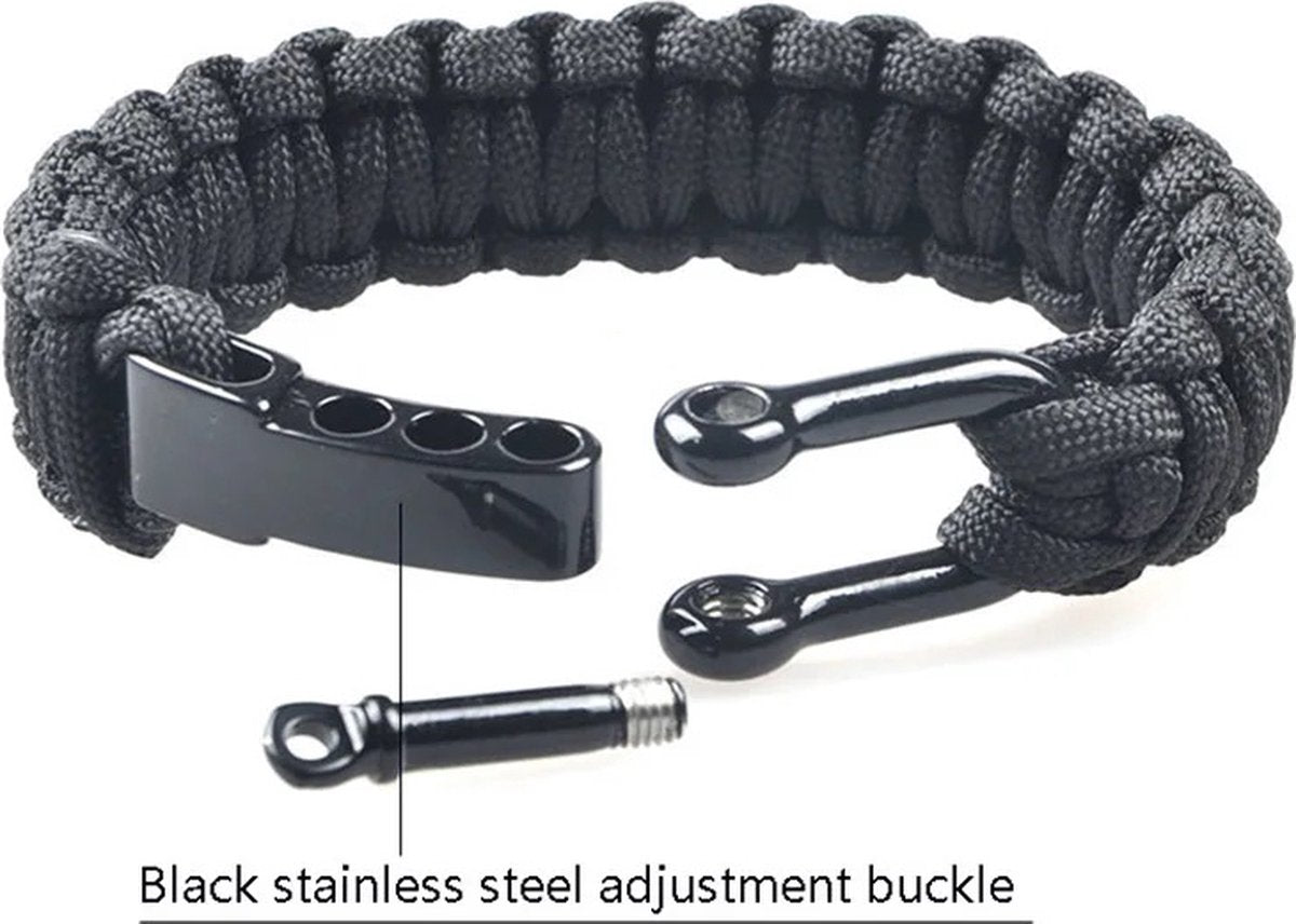 Paracord Survival Bracelet I Paracord Survival Bracelet I Extra Strong I Camouflage