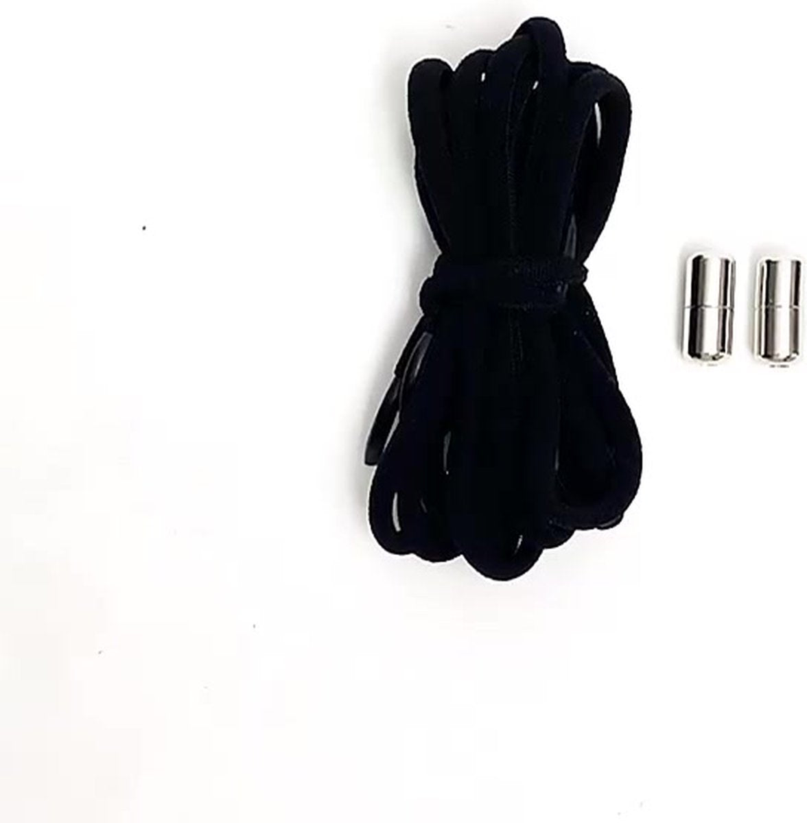 Round Laces - 105 cm - no tie - elastic laces - no tie - shoelaces - sports laces - round - shoelaces - children's laces - White