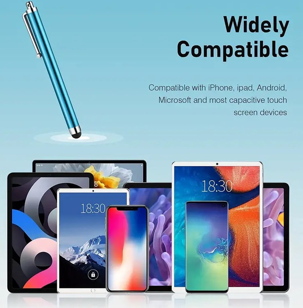 Stylus Pen | Capacitive Stylus Pen | Universal Stylus | Suitable for all smartphones and tablets | 1 piece | Gold
