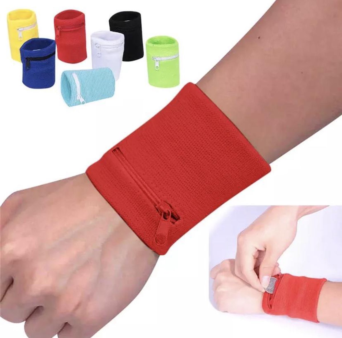 wrist wallet wristband
