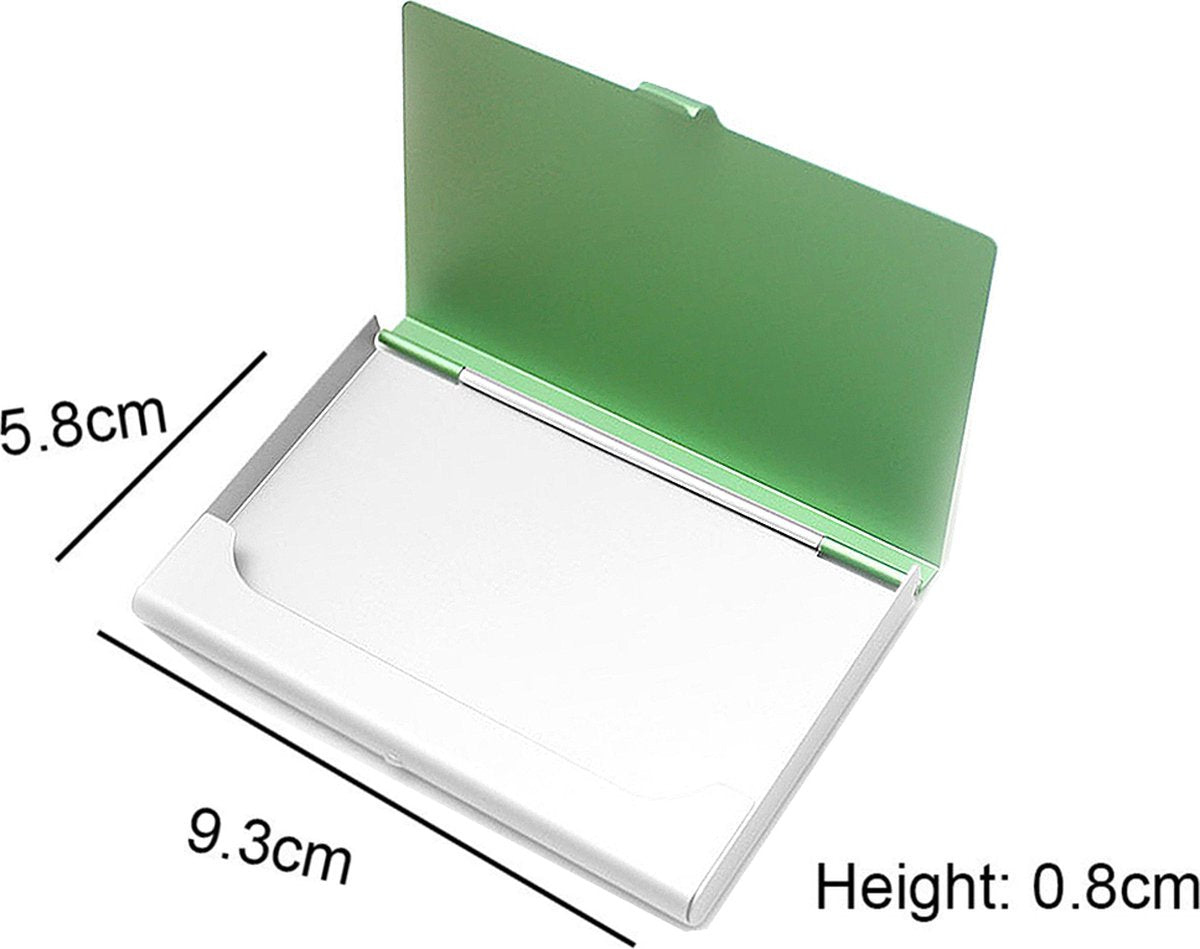 Aluminum Business Card Holder | Card Holder | Card Holder | Business Card Folder | Card Holder | Credit Card Holder | Silver