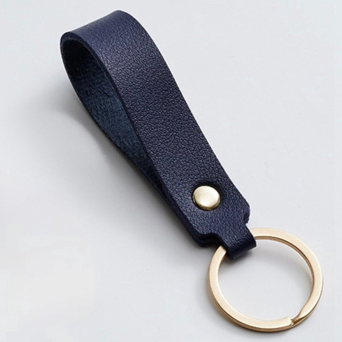 Keychain | Key Holder | PU Leather Keychain | Universal | Dark Blue