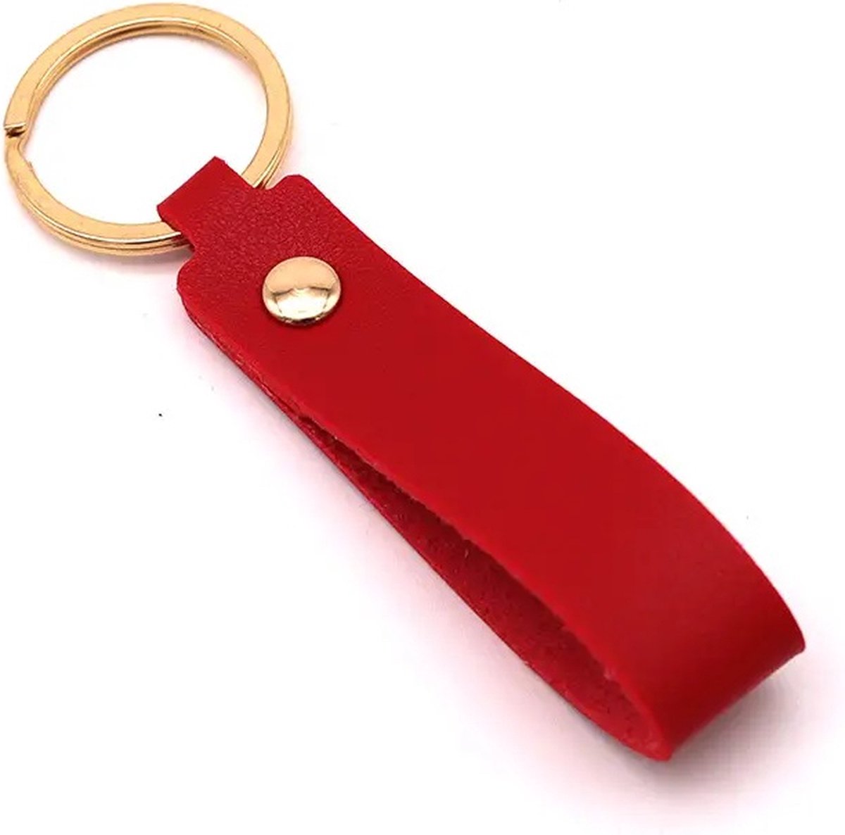 Keychain | Key Holder | PU Leather Keychain | Universal | Red