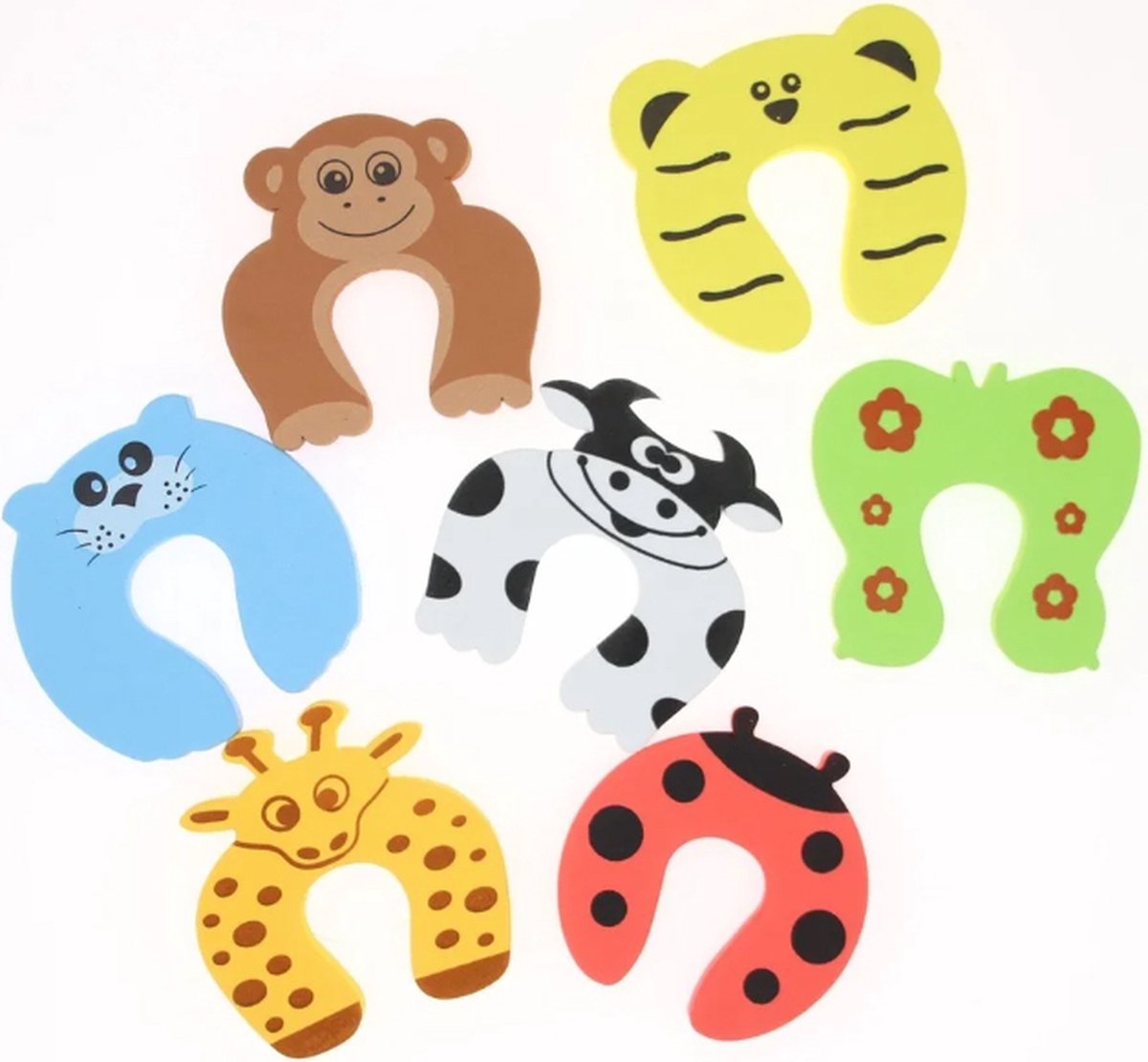 Door stopper Animal I Baby and child Door protector I Door protection I Foam / Foam I Animal door stopper I 1 piece I Green