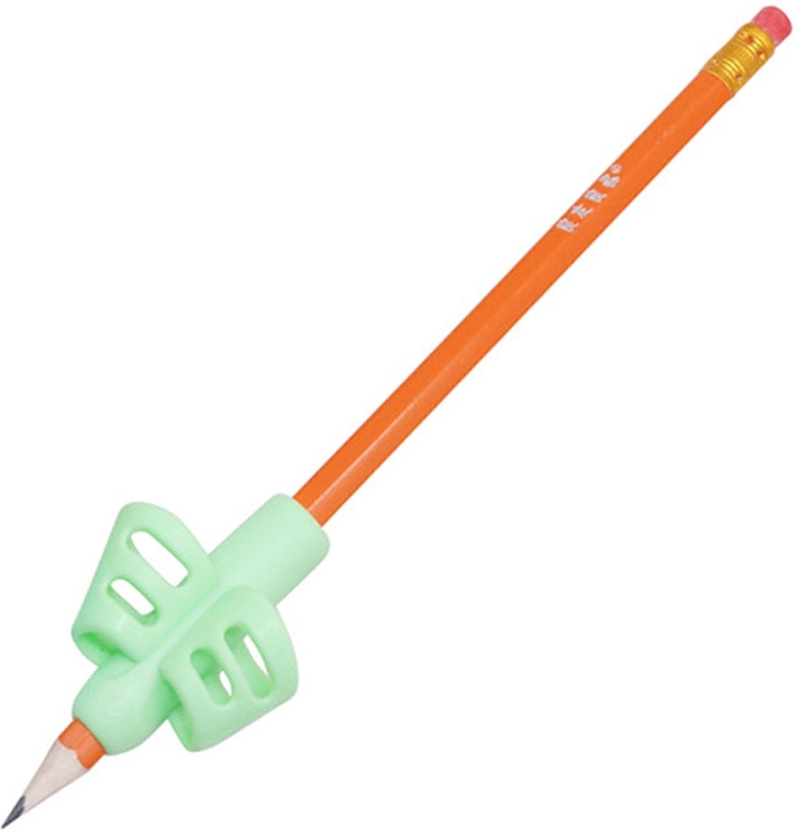 Pencil Grips | Finger Grip Writing Aids for Children & the Elderly | Pencil Holder | Pen Holder | Writing Aids | 1 Piece | Orange