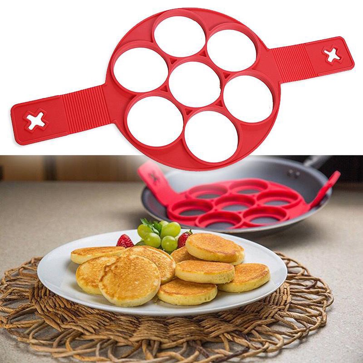Silicone Pancake or Egg Baking Mold