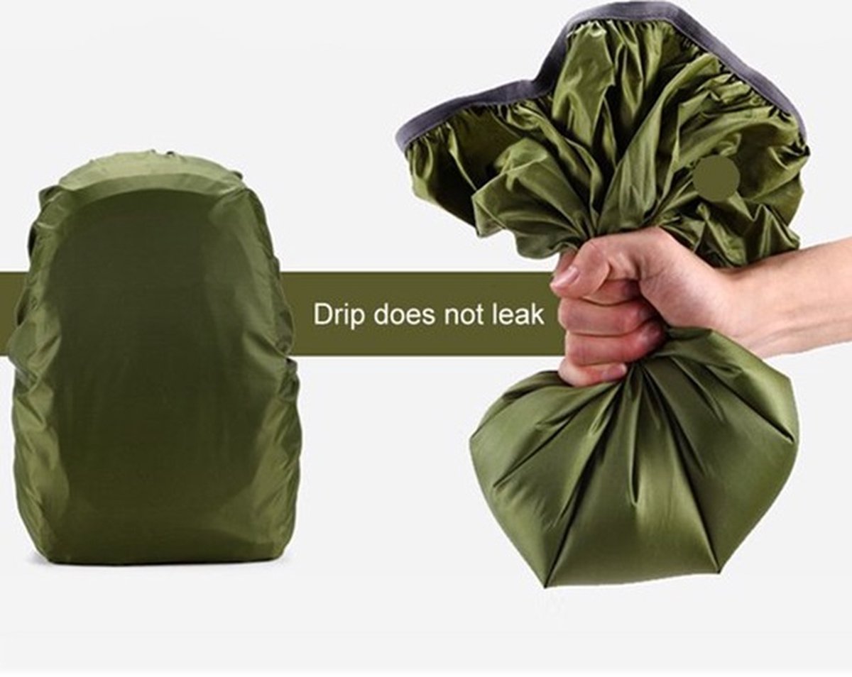 2x Rain Cover For Backpack | Backpack Rain Cover | Waterproof | Rain Cover Bag | Bag Protection Against Rain | 25-35 Liters | Red