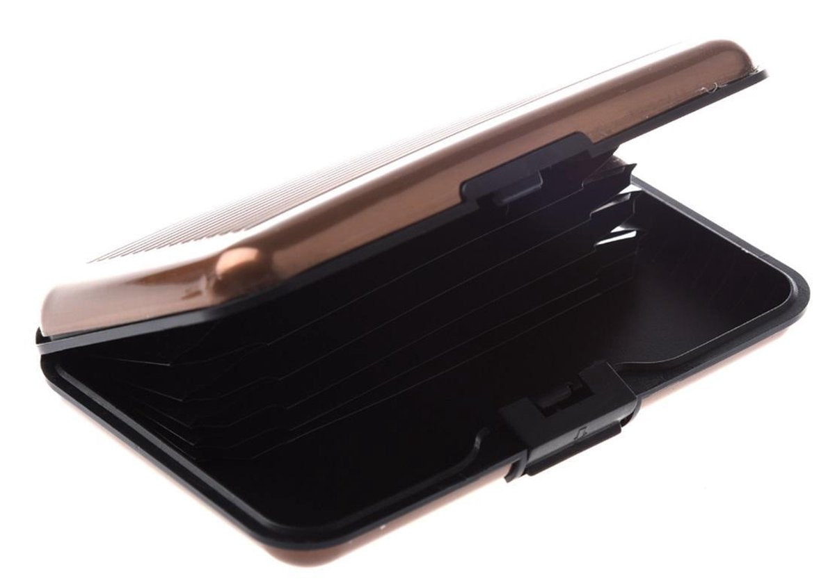 Card Holder - Card Holder – Aluminum Wallet - Brown