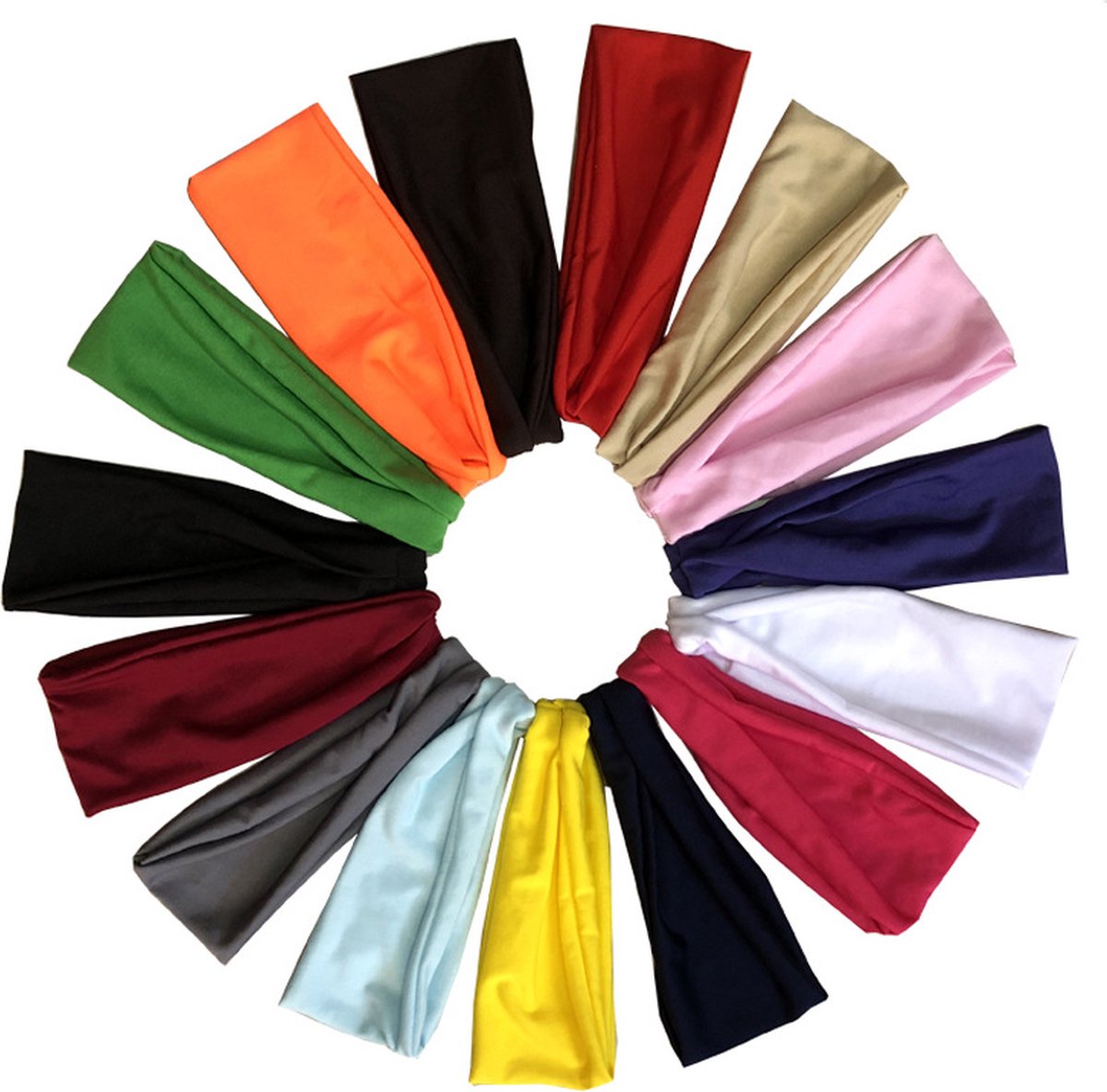 Luxury Elastic Headband | Sweatband | Hairband | Tiara | Sports Headband | Unisex | For Women and Men | Red
