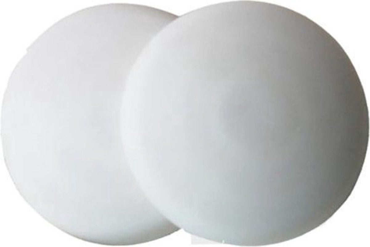 Door Stoppers | Self-Adhesive Door Protectors | Door Protection | Silicone | Transparent | Washable | White | 2 Pieces