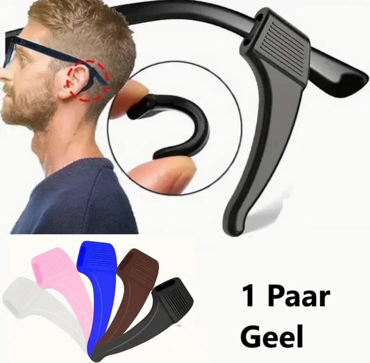 Anti-slip Ear Hooks for Glasses | Glasses Hooks | Glasses Holders | Sunglasses Hook | Silicone | Yellow | 2 Pieces