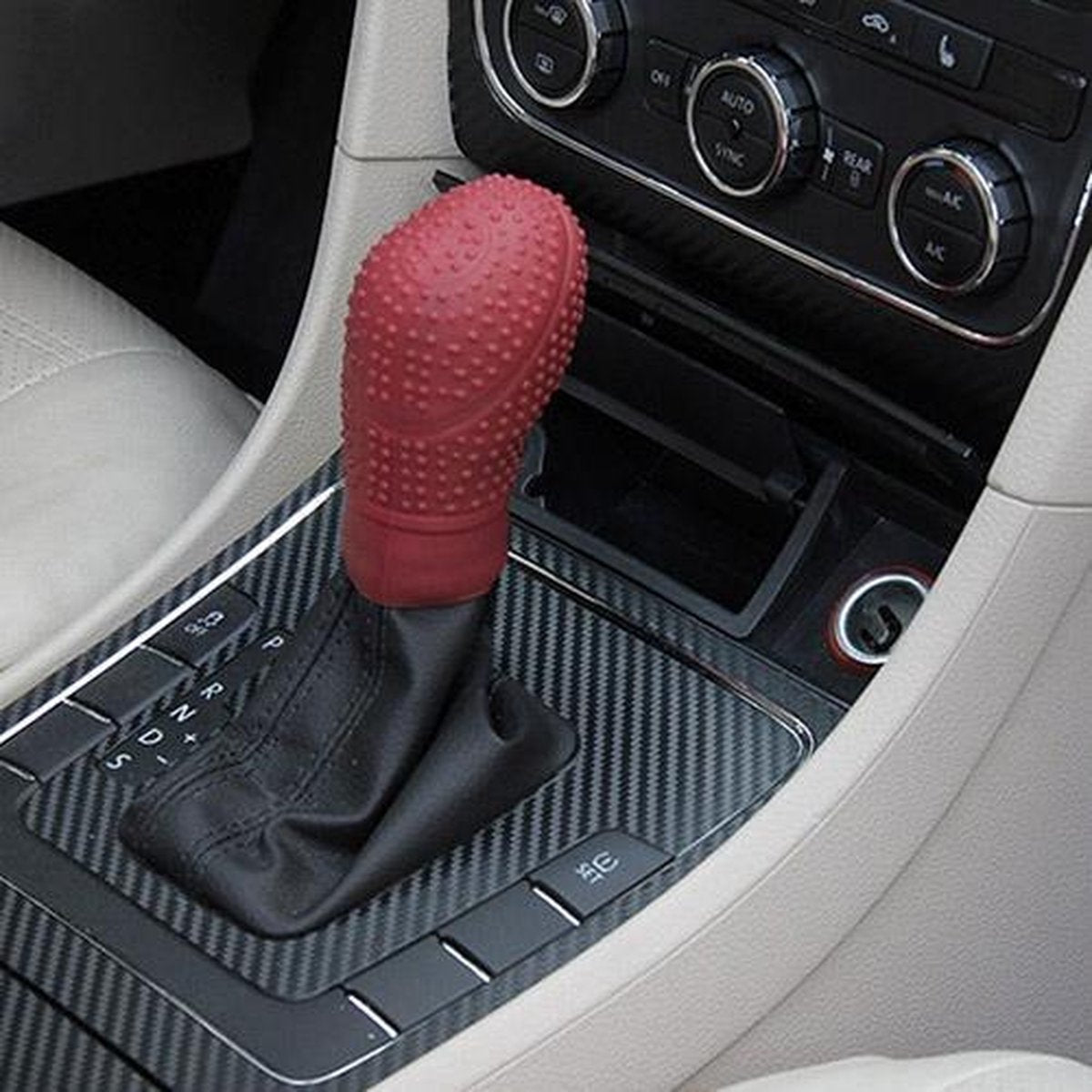 Universal Elasticity Non-slip Soft Silicone Car Gear Knob Cover