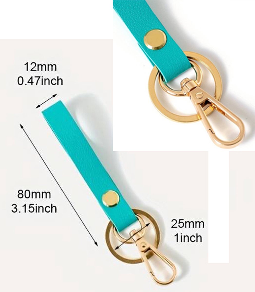 Luxury Ladies' Keychain | Key Holder | Car Keychain | Modern Style | With Double Key Rings | Pink