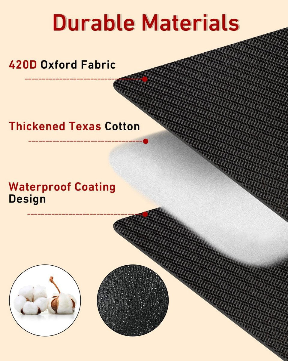 Kitchen faucet outdoor faucet covers for protection against frost in winter - 2-pack, thickened insulated pipe covers for outdoors, indispensable reusable waterproof faucet covers for garden maintenance, 15×20 cm, black