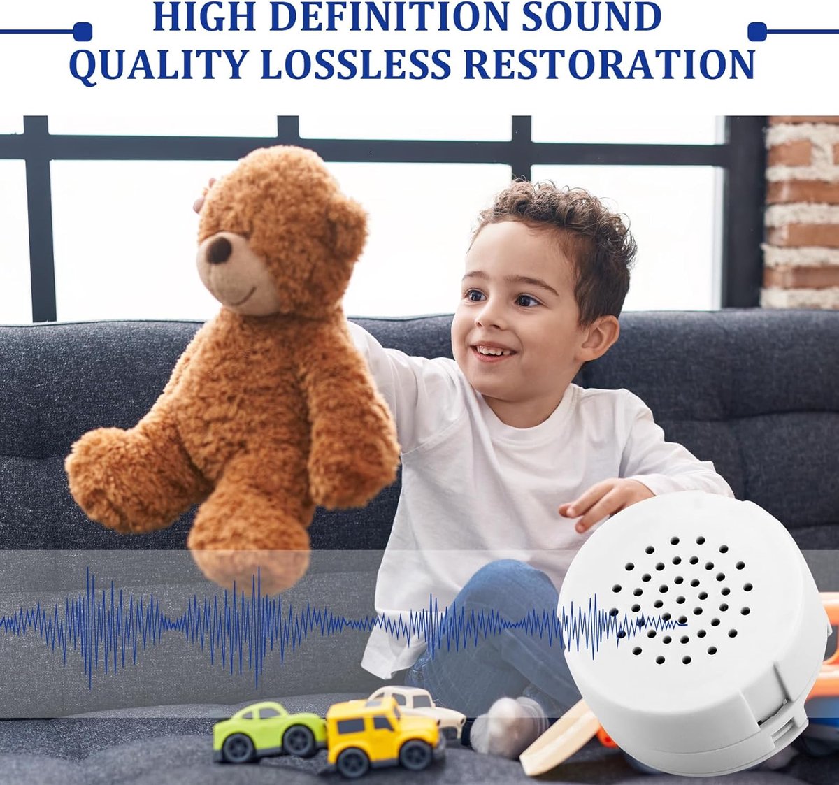 Voice Recorder for Plush – 30 seconds, customizable, DIY gift
