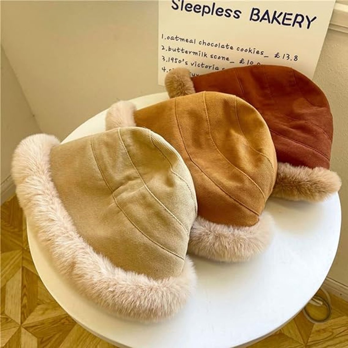 1 Women's Winter Hat - Cold Weather - Extreme Warmth and Wind Protection - Fleece-lined Interior - Wide Brim Design - Thick Insulated Material for Snow - Khaki