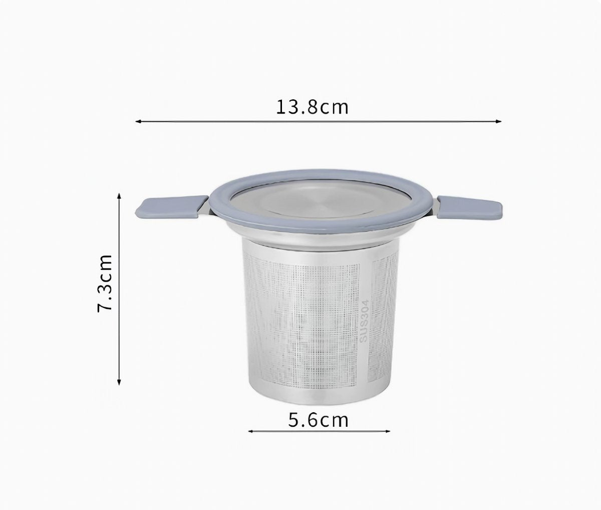 Tea infuser strainers - Stainless steel loose tea strainer with heat-resistant double handles - Extra fine mesh ball strainers - Diffuser holder filter for mugs