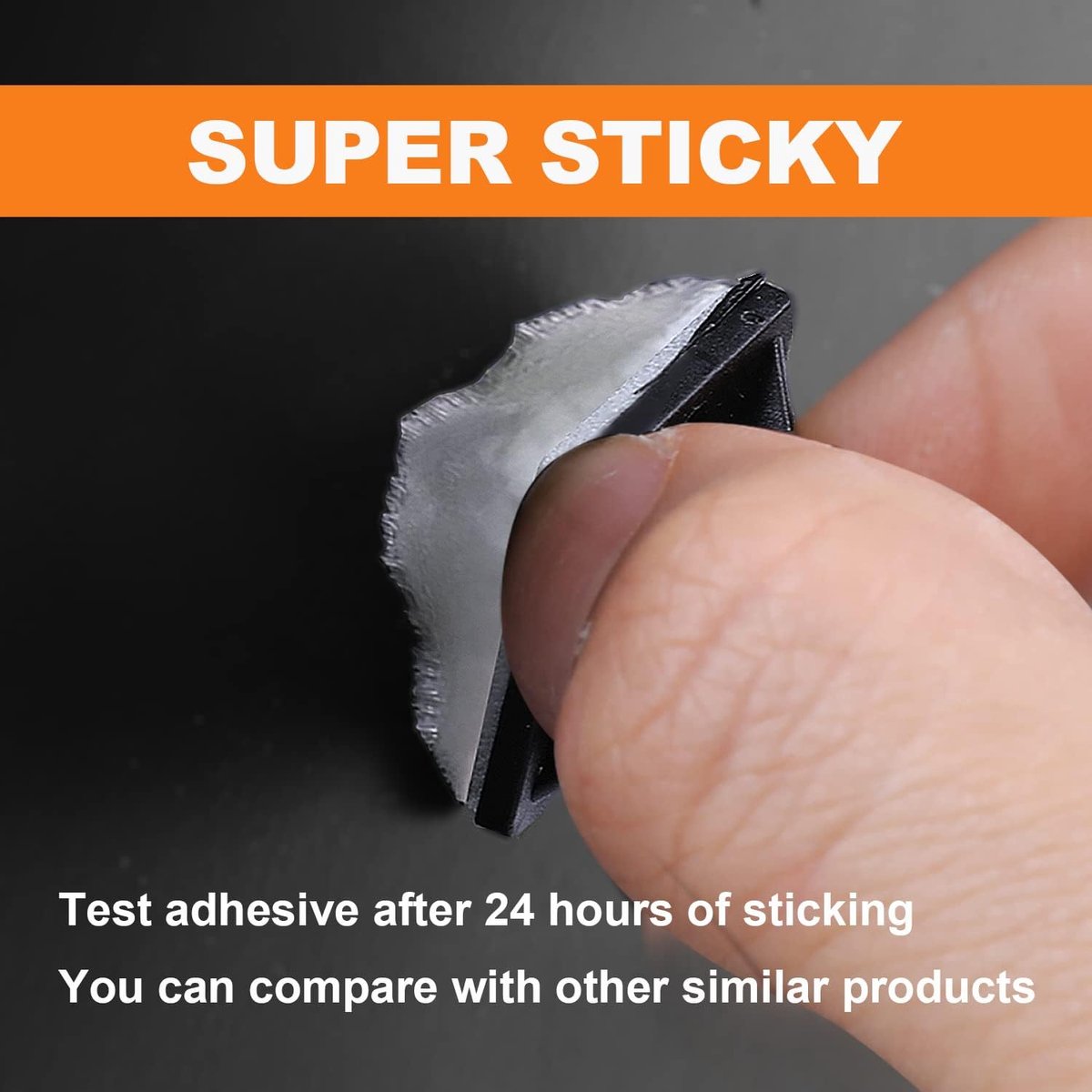 100 pieces 25 mm × 25 mm self-adhesive cable tie base holders (white)