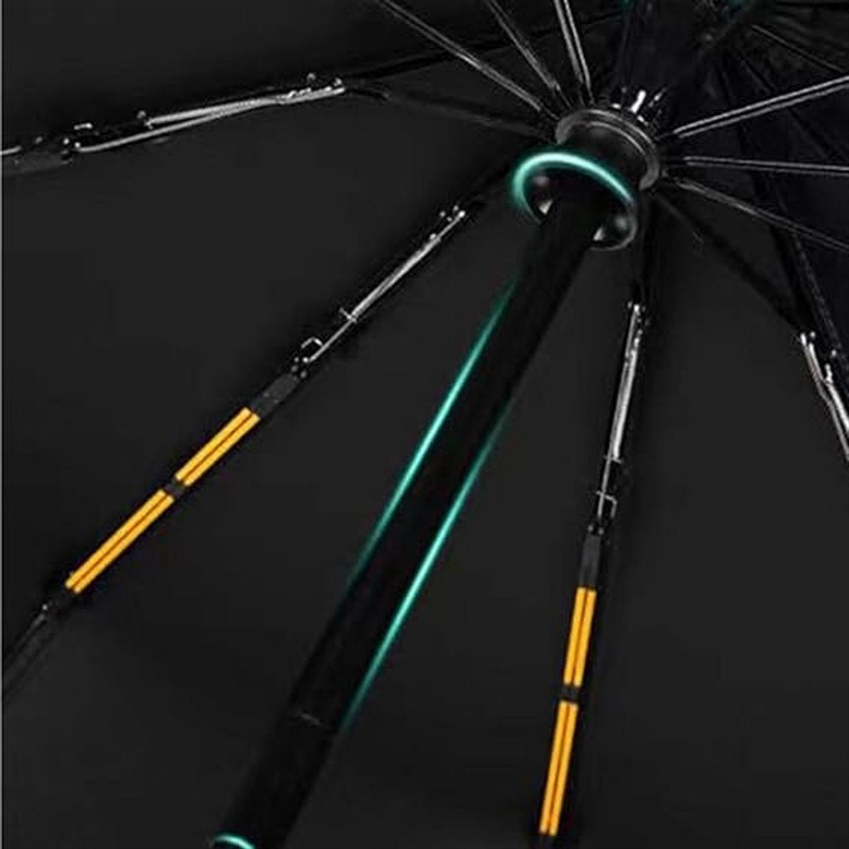 Folding umbrella 12-foot umbrella men and women windproof large size rainproof sun-resistant foldable
