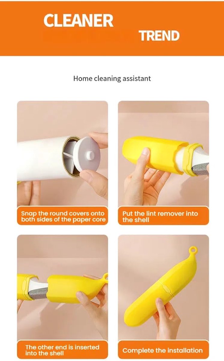 Double-Sided Felt Brush - Cartoon Cat Shape - Hair Removal Tool for Clothing and Pet Hair