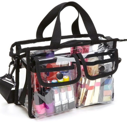 Transparent Travel Toiletry Bag – PVC, 27×20×9cm, for men/women
