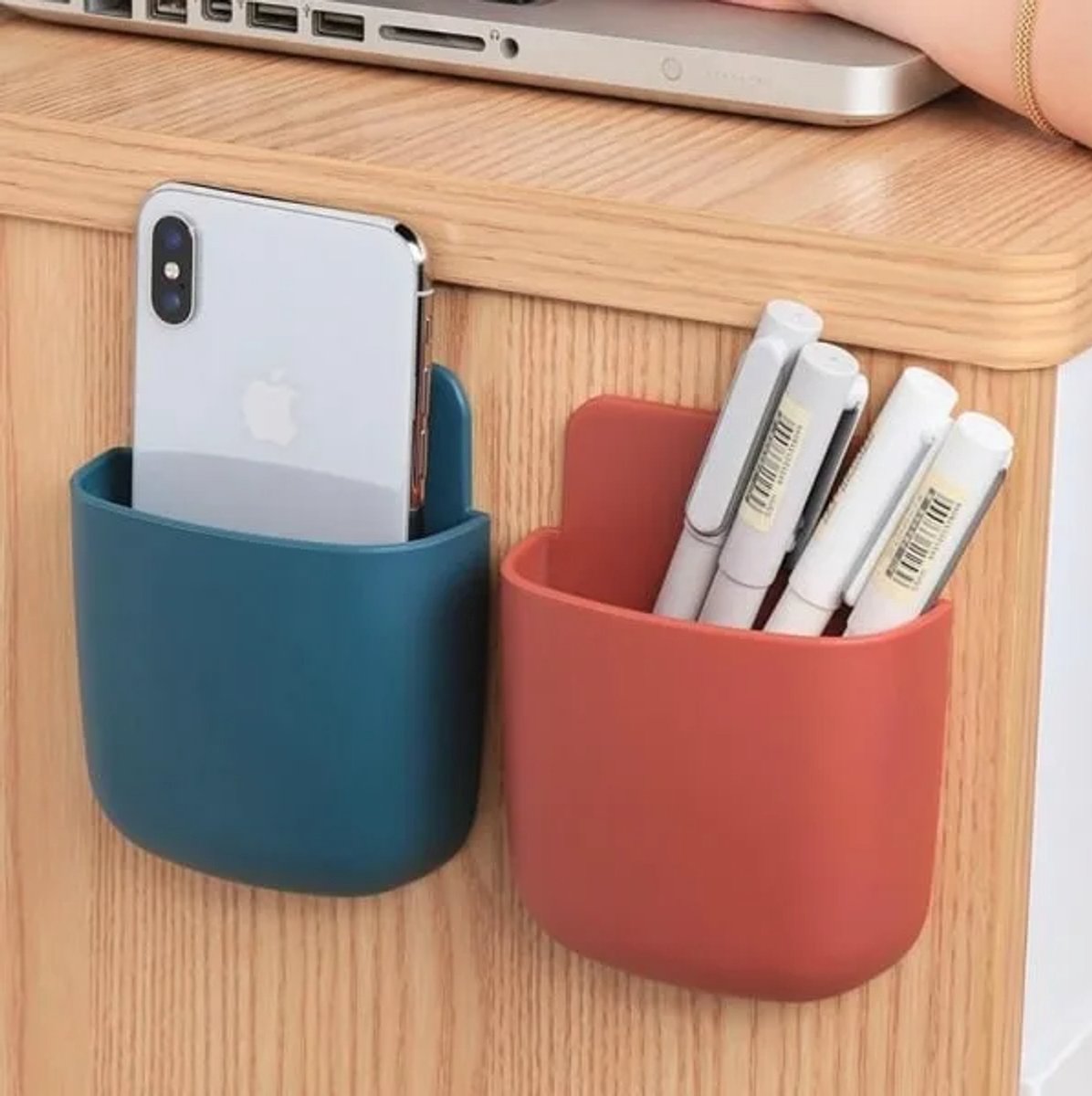 6-Piece Phone Wall Mount – Punch-Free, Storage Function