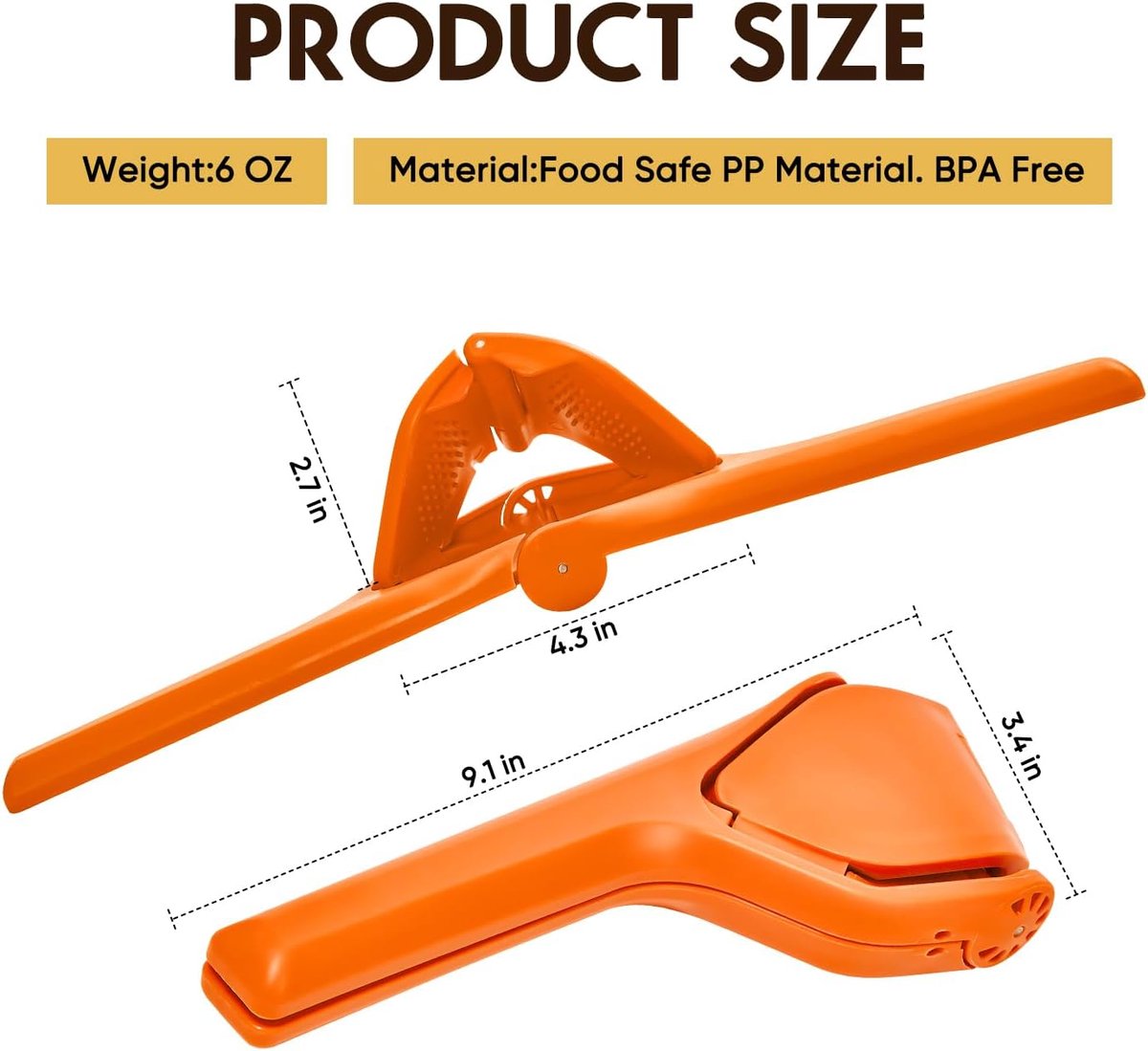 Manual Lemon Juicer – User-friendly, sturdy, for lemons/oranges