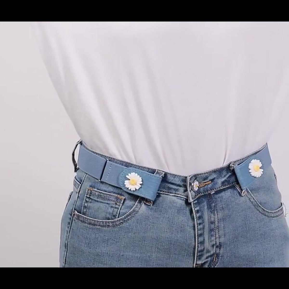 Buckleless Belt - 4 Pieces Buckle-Free & Elastic Belt for Women & Men - Elastic Belt - Elastic Belt Without Buckle - 3cm Wide - Elastic Trouser Belt Without Buckle - Belt Without Buckle - Buckle-Free Belt - Maternity Belt - Belt Without Holes