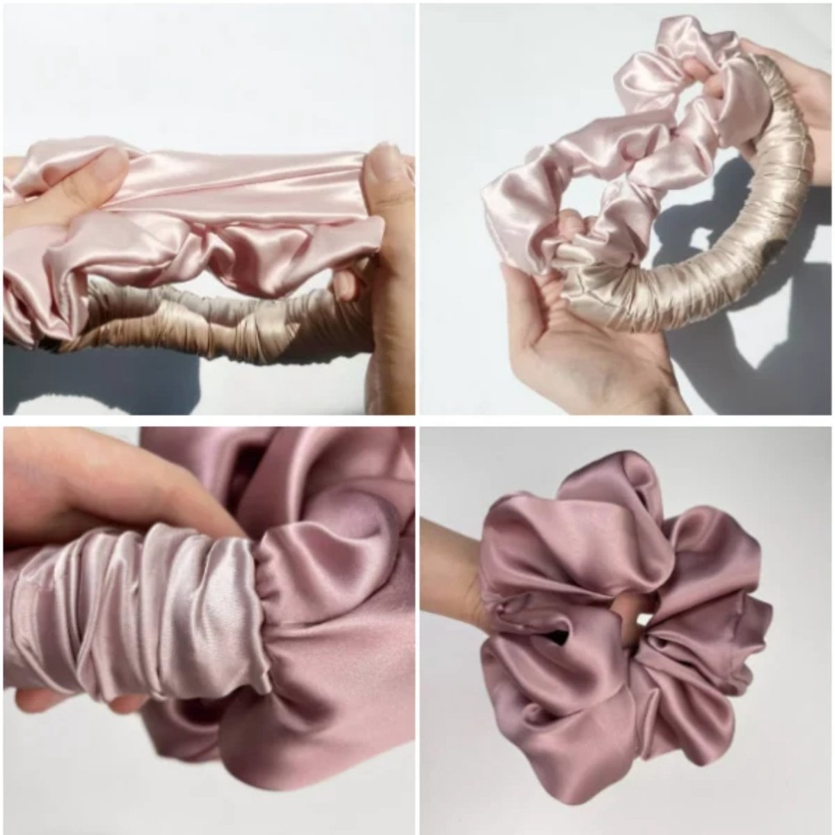 Heatless Curls - Heat-Free Curling Headband - DIY Hair Styling Tools - Curls Without Heat - Hair Curler - Soft Silk Ribbon - Hair Curler For Long Hair - Sleep Hair Rollers Wave - Curls Lazy Curling Iron Set - Curly Hair Products - Pink
