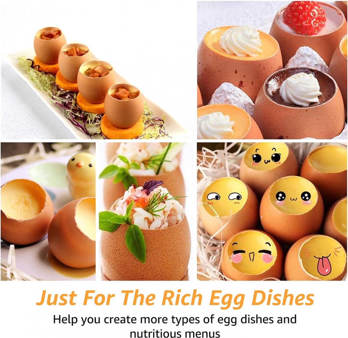 Eggshell Cutter - Stainless Steel - Egg Cutters - Eggshell Opener - Egg Decapitator - Egg Topper - Egg Unchopper - Egg Slicer - Kitchen Utensils - Silver - 1 Piece - Dishwasher Safe