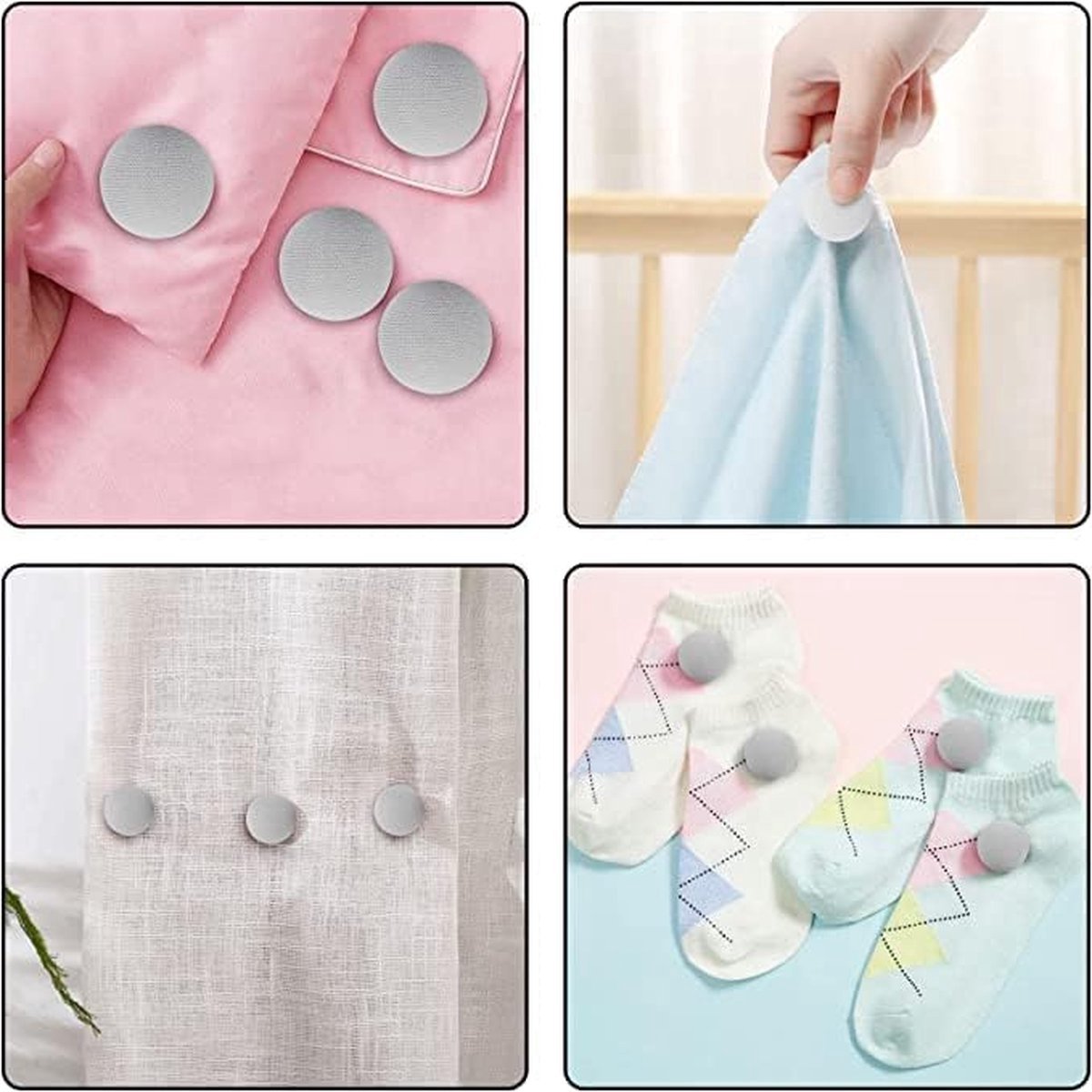 Duvet Clips 16 Pieces - Duvet Clamps - Mesh - Duvet Pegs - Duvet Cover Clips - Sturdy Duvet Clips - Duvet Pegs - Sheets - Duvet Clamps - Clamps - Duvet Clips - Blankets - Pegs - Duvet - Organize - 4 Colors