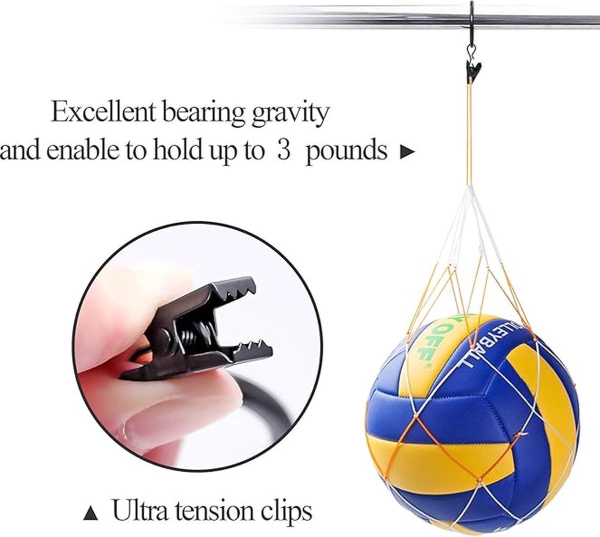 30 Pieces Curtain Rings with Clips - Curtain Rings - Thicker - 32mm - Stainless Steel - Shower Curtain Rings - Curtain Hooks - Curtain - Shower Curtain - Hooks - High Quality - Black - Value Pack