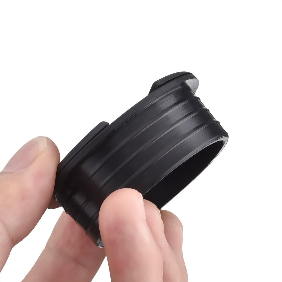 Desk cable grommet - 6 pieces - Ø 45mm - Cable grommet - ABS - Desk cable grommet - Desk end caps - Cable Organizer - Desk cable tray - Plastic cap with opening - Round - Cable organizer - Black - Sustainable - Neat