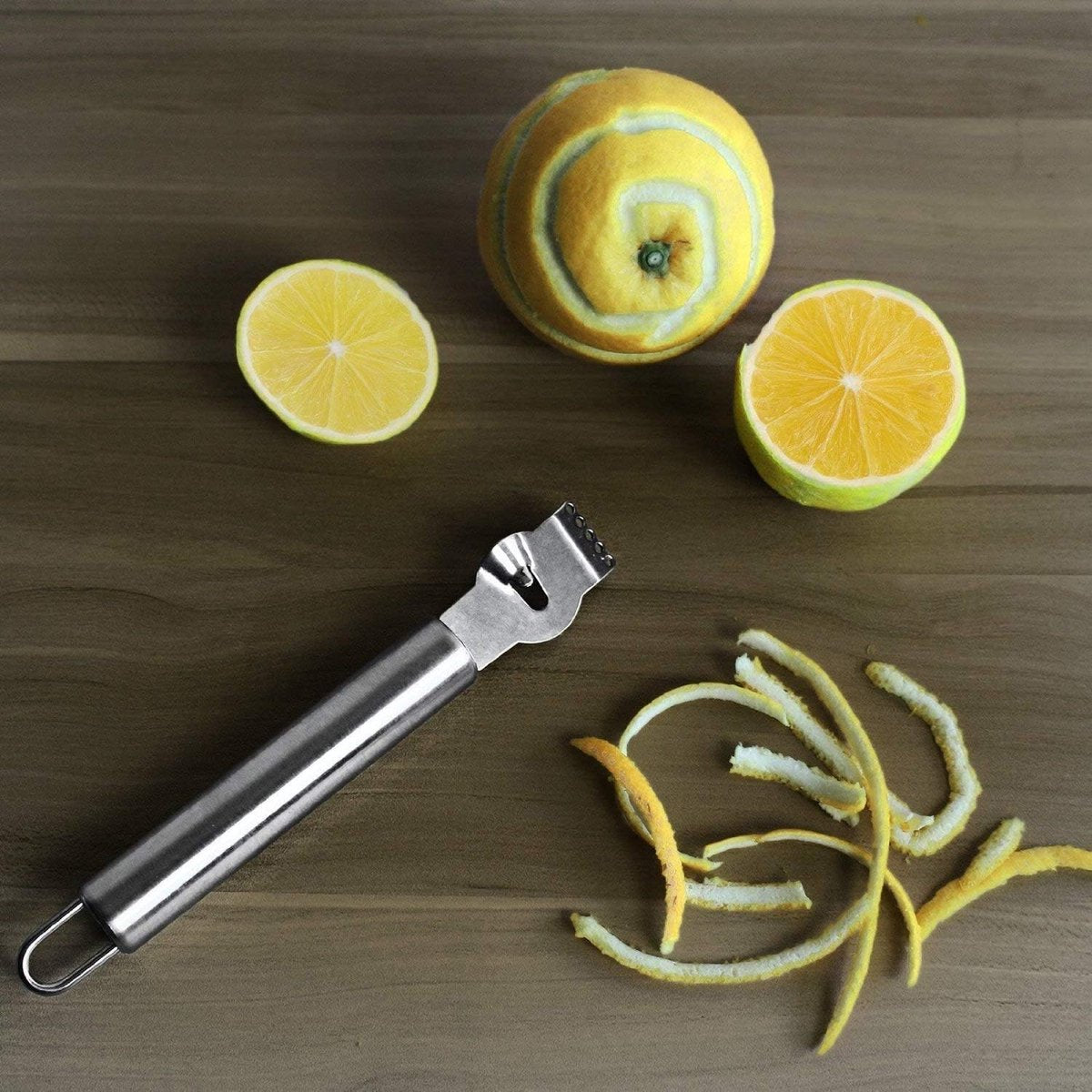 Citrus Grater - Multifunctional Lemon Peeler - Portable Grater - Lemon Zester - Citrus Fruit Grater - Orange Grater - Fruit Grater - Peeler - Lemon Zester - For /Apple Orange Citrus Lemon Potato Peeler - Stainless Steel