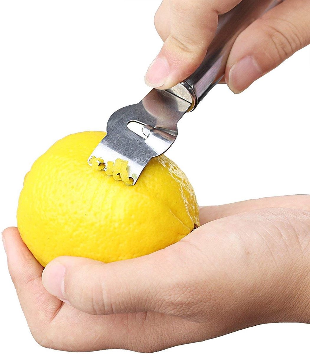 Citrus Grater - Multifunctional Lemon Peeler - Portable Grater - Lemon Zester - Citrus Fruit Grater - Orange Grater - Fruit Grater - Peeler - Lemon Zester - For /Apple Orange Citrus Lemon Potato Peeler - Stainless Steel