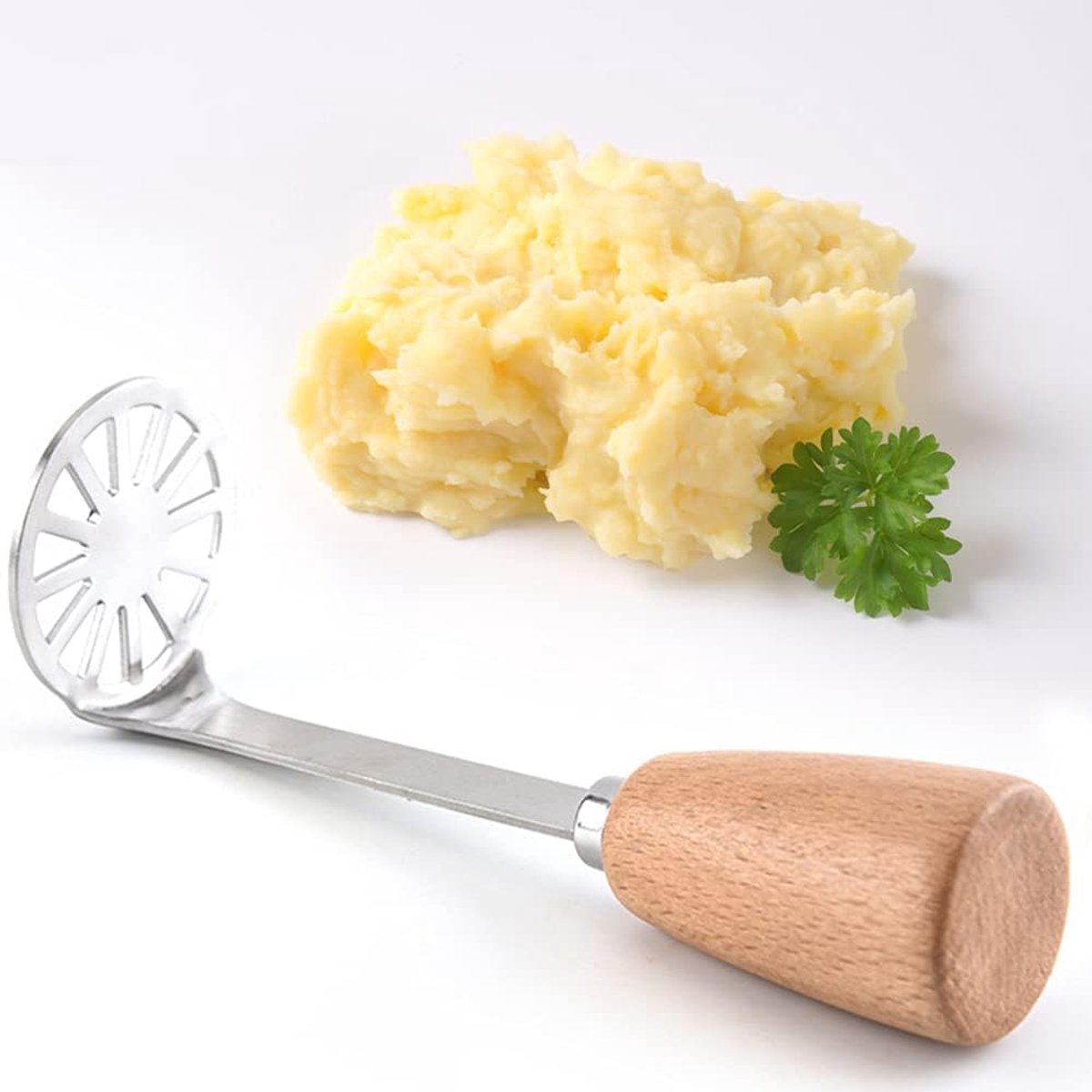 Potato Masher - Professional Non-stick Potato Masher - High Quality Potato Ricer - Puree Holder - Potato Masher - Masher - Kitchen Aid - for Avocado / Potato - Stainless Steel