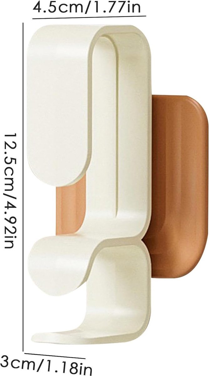 Towel Hook - 4 Pieces - Coat Hook - Hanging Hooks - Small Towel Hooks - Washbasin Hook - Towel Hooks - Hook - Wall Hanging Hook - Waterproof Hooks for Kitchen and Bathroom - Self-Adhesive - Multifunctional Hook - For Windows, Glass, Bathroom, Kitchen