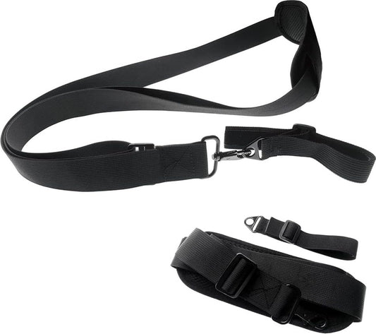 Brushcutter Harness - Adjustable - Durable - Carrying Harness - Nylon Strap Accessory - Universal - Harness - Shoulder Straps - Harness - Accessories For Lawn Mowers - Weed Eater Strap - Black - For Brushcutter Grass Trimmer