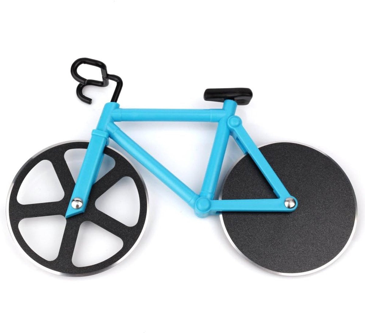 Pizza Cutter - Professional High Quality Bicycle Pizza Cutter - Creative Multifunctional Bicycle Pizza Knife - Pizza Bike - Pizza Knife - Pizza Accessories - With Non-Stick Coating - Party Pizza Cutter - Practical and Beautiful Decoration - Great Gift Ide