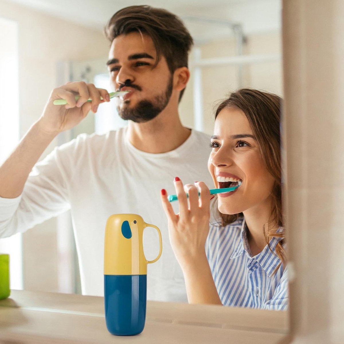 Travel Case - Toothbrush Holder - Toothbrush - Travel Case - Bathroom Accessories - Toothbrush Holder - Easily Portable - Toothbrush Travel Case - Toothbrush Cover - Toothbrush Storage - For Camping/Business Trips/School/Home